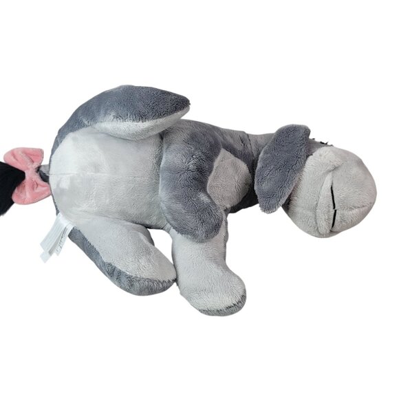 Disney Store MC Eeyore Large Plush Gray 16" Removable Tail Hook Loop Winnie - Picture 9 of 11